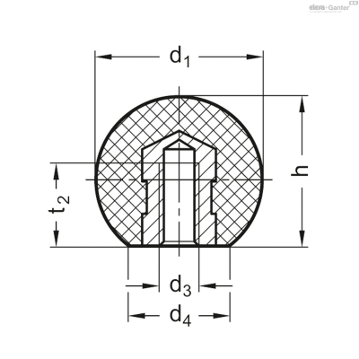 DIN 319-KU-20-M5-E-MS