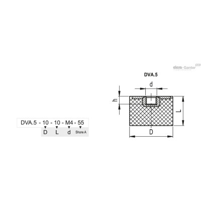 DVA.5-100-40-M16-40
