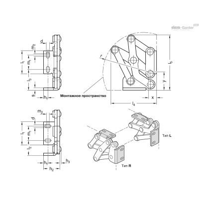 GN 7233-NI-40-L-MT
