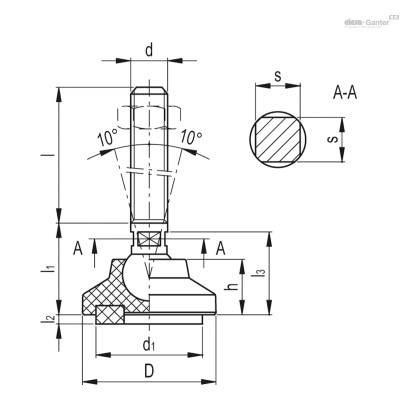 LSQ.VA-32-8,5-SST-M8x48
