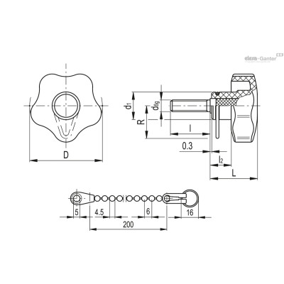 VCT.25 p-M5x10-LP-C9